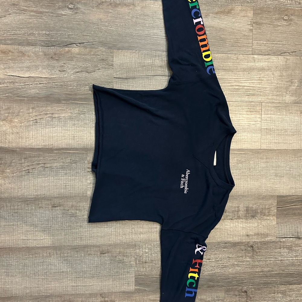 Abercrombie & Fitch Navy Long Sleeve Shirt